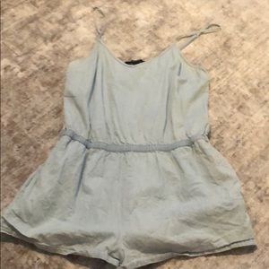 Forever 21 denim romper